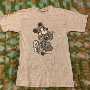 Vintage Mickey Mouse Disney Hockey Tee
